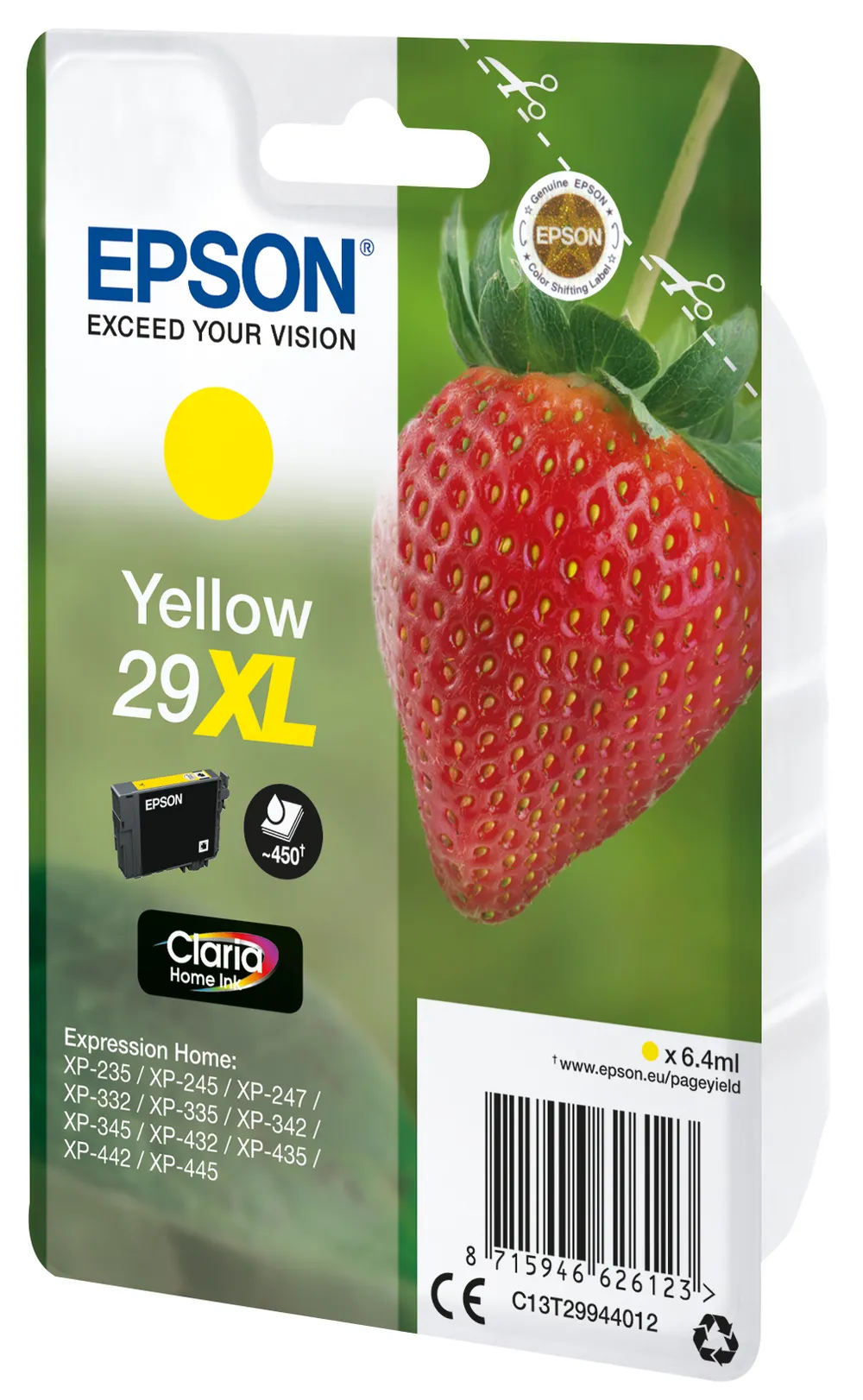 C13T29944012 Erdbeere gelb XL Druckerpatrone