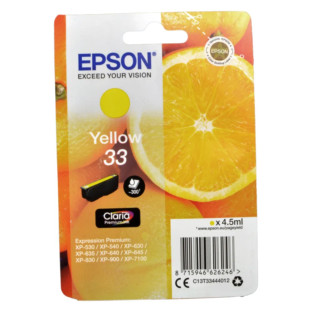 C13T33444012 Orange gelb Druckerpatrone