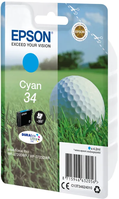 C13T34624010 Golfball cyan Druckerpatrone