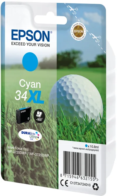 C13T34724010 XL cyan Druckerpatrone