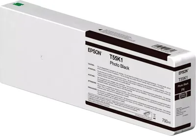 Epson T55K100 Tintenpatrone 700 ml Foto Schwarz Einzelpack