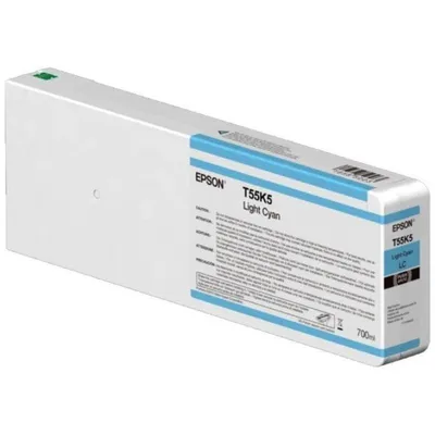 Original Epson T55K5 Light Cyan Tintenpatrone