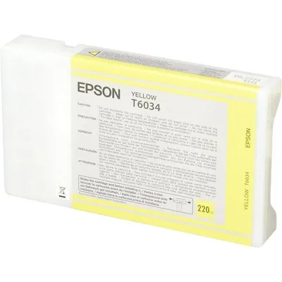 Original-Epson-Tintenpatrone Gelb T6034 220 ml