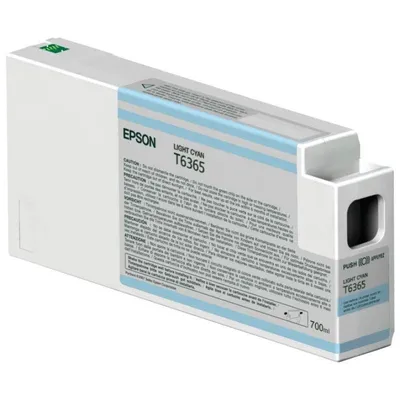 Epson Singlepack Light Cyan T636500 UltraChrome HDR 700 ml Druckerpatrone 1 Stück(e) Original Helle Cyan
