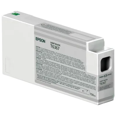 Tintenpatrone Epson T6367 Hellgrau 700 ml