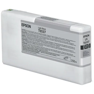 Epson T6537 Light Black Ink Cartridge (200ml) Druckerpatrone 1 Stück(e) Original Light schwarz