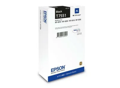 Epson WF-8xxx Original XL-Tintenpatrone mit hoher Reichweite, Schwarz, 1 Einheit