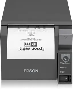 Thermodrucker USB/Seriell Epson TM-T70II Kompaktgerät Frontbedienung