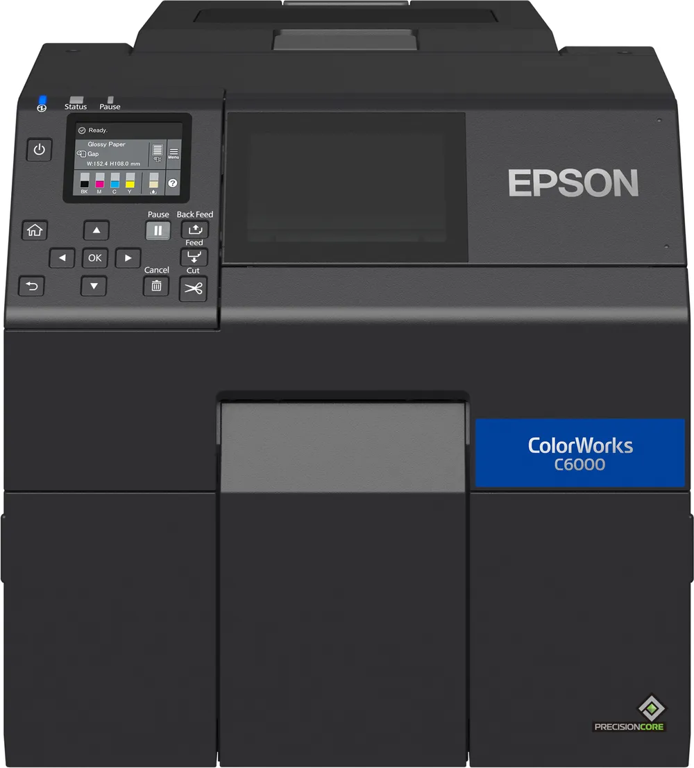 Etikettendrucker Tintenstrahl LAN/USB Epson ColorWorks CW-C6000Ae automatischer Cutter