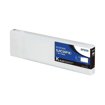 Tintenpatrone Epson SJIC30P(K) Schwarz Pigment Kompatibel ColorWorks C7500G