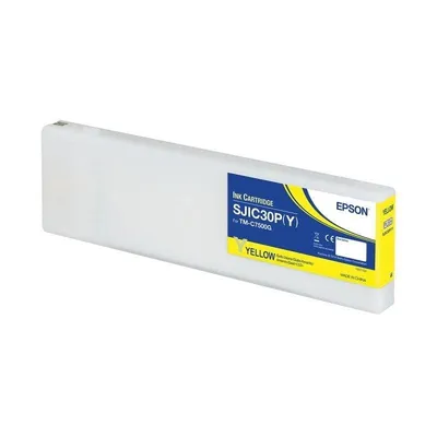 Tintenpatrone Epson SJIC30P(Y) Gelb Original Pigment 294,3 ml ColorWorks C7500G