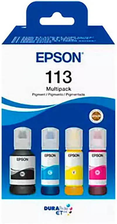 Epson 113, original Epson ecotank Tintenpatrone (Packung, 4-tlg., Multipack)