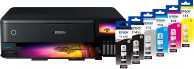 Epson EcoTank ET-8550 + 1 Satz Reservetintenflaschen