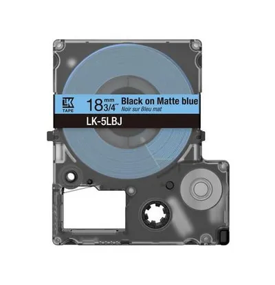 LK-4LBJ C53S672080, 1,2 cm Breite, Schwarz/Blau Schriftband