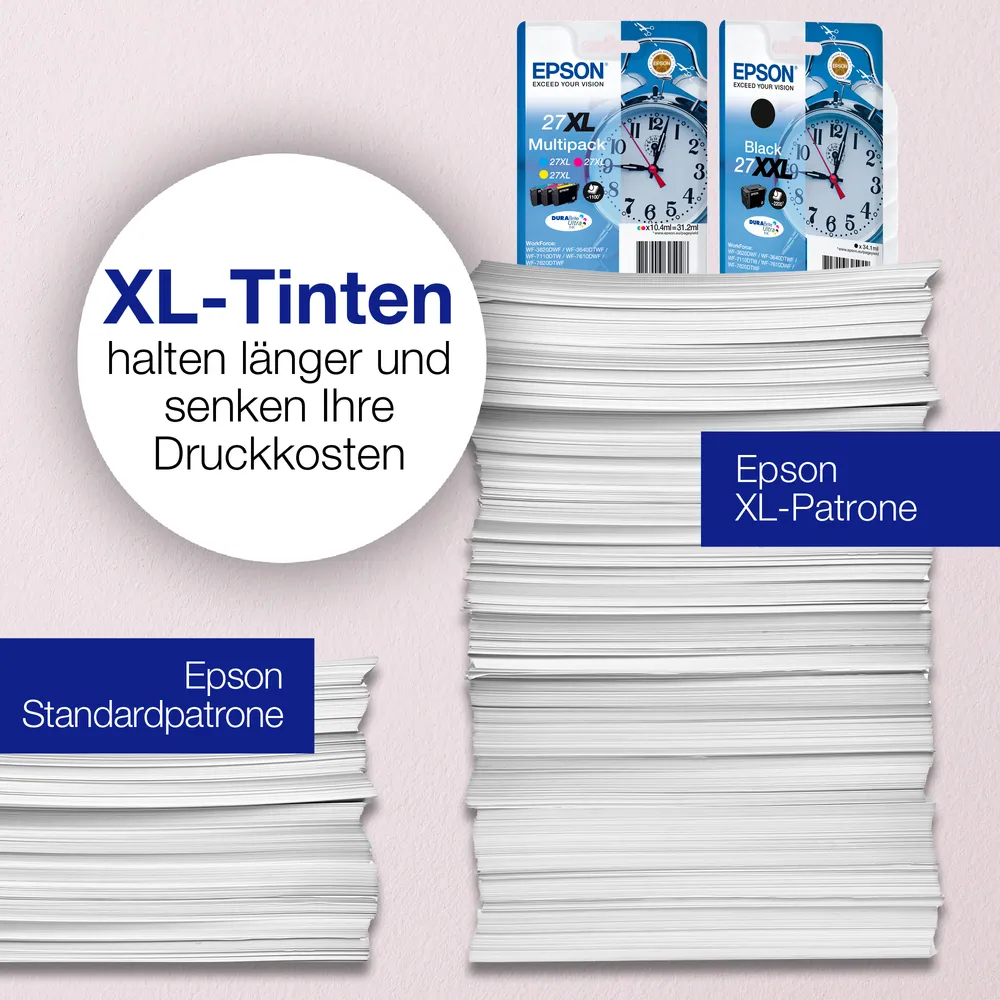 T2705 Wecker Tripack C/M/Y Druckerpatrone