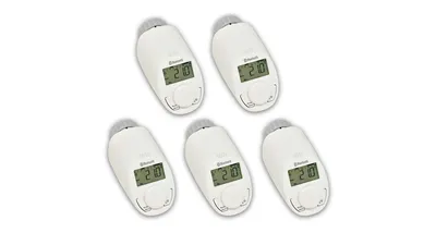 Eqiva 5er-Set BLUETOOTH® Smart Heizkörperthermostat, mit App-Steuerung