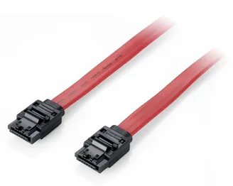 Statten Sie das SATA3-Kabel mit einem Sicherheitsclip aus, 7-poliger Stecker/Stecker, 50 cm