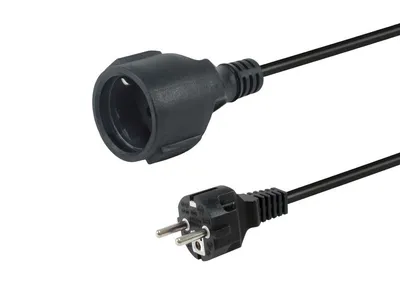 Netzkabel Equip 112183 10 m CEE7/7 an CEE7/3 H05VV-F3G 250 V 16 A