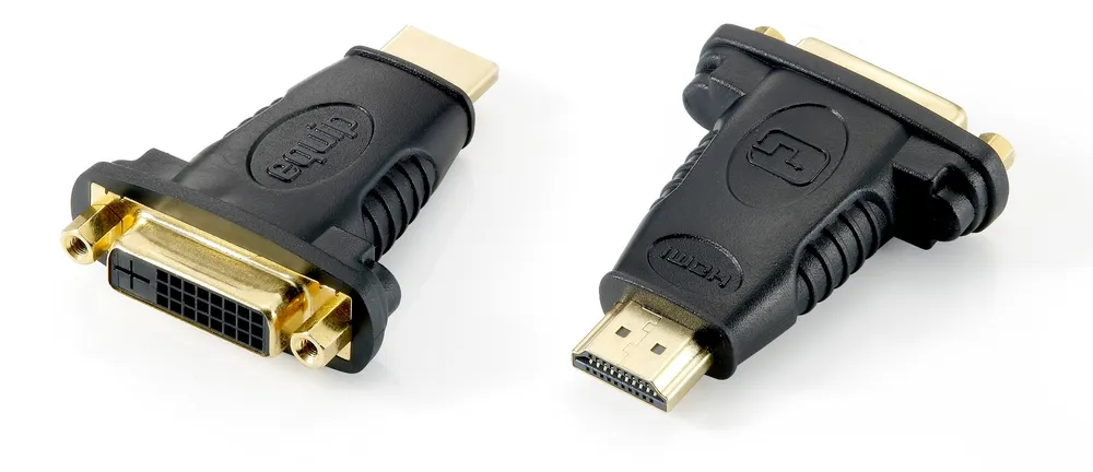 Equip 118909 Kabeladapter DVI (24+1) HDMI A Schwarz