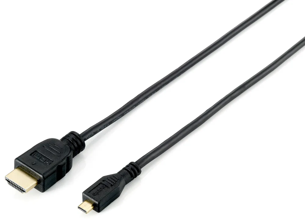 Equip 119309 HDMI-Kabel 1 m HDMI Typ A (Standard) HDMI Typ D (Mikrofon) Schwarz