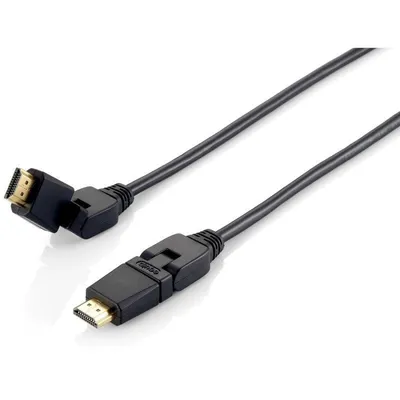 HDMI-Kabel Equip 119363 3m Ethernet Pivot-Stecker 3D ARC Schwarz