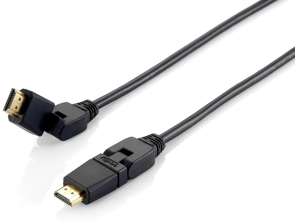 HDMI 2.0 Drehkabel EQUIP 5 m 4K/30 Hz Vergoldete Stecker