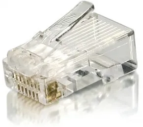 Rüsten Sie RJ45-Cat6-Stecker mit 100 Einheiten aus