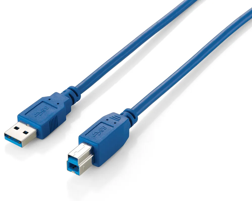 Equip Kabel USB-A 3.0 auf USB-B Stecker/Stecker 3 m blau