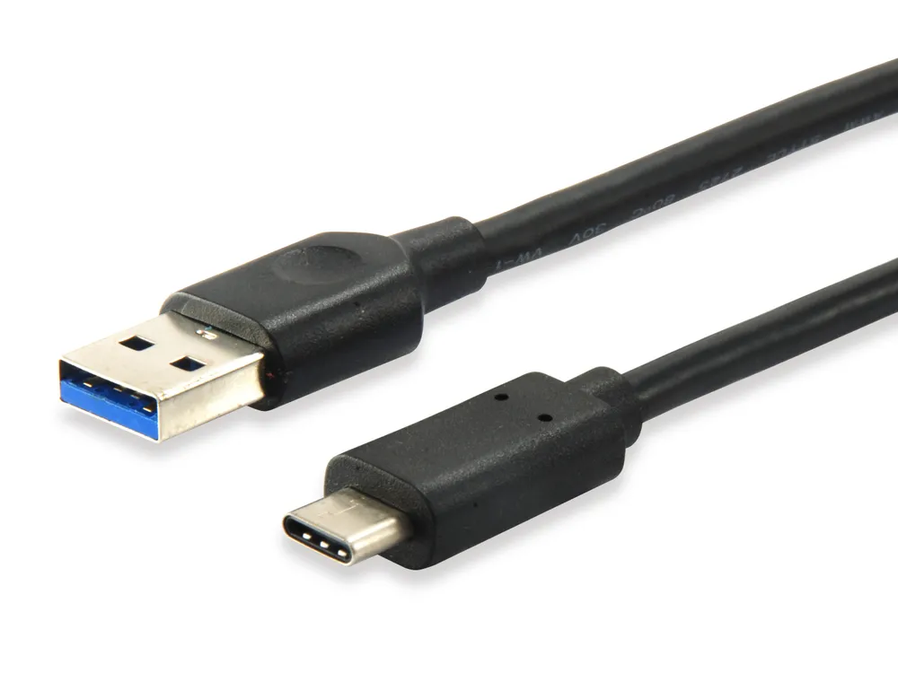 Kabel USB 3.2 Gen 1 C nach A Equip 0,25 m Schwarz