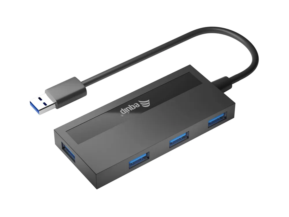 Equip 128957 Schnittstellen-Hub 480 Mbit/s Schwarz