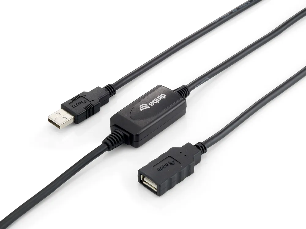Equip 133310 USB Kabel 10 m USB 2.0 USB A Schwarz