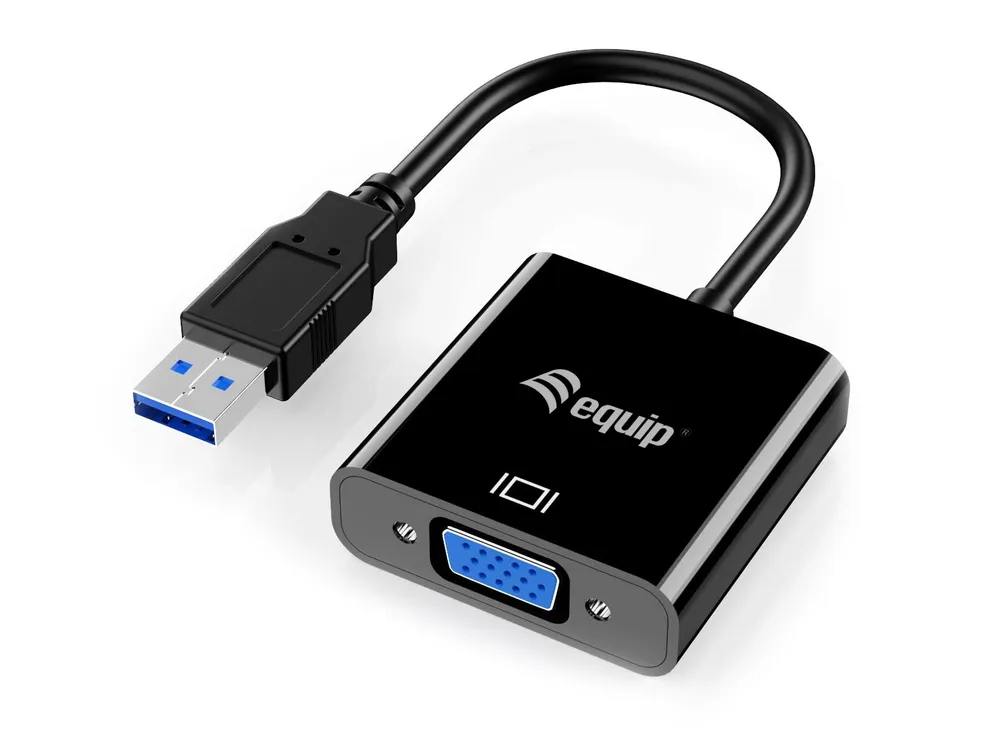 Equip 133384 USB-Grafikadapter 1920 x 1080 Pixel Schwarz