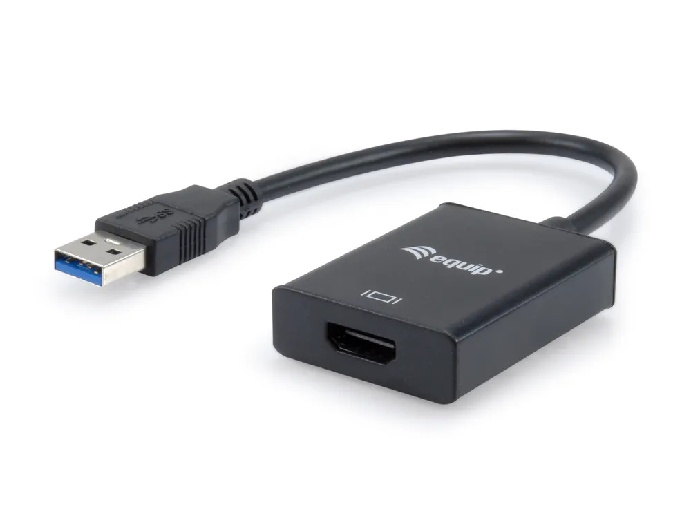 Equip 133385 USB-Grafikadapter 1920 x 1080 Pixel Schwarz