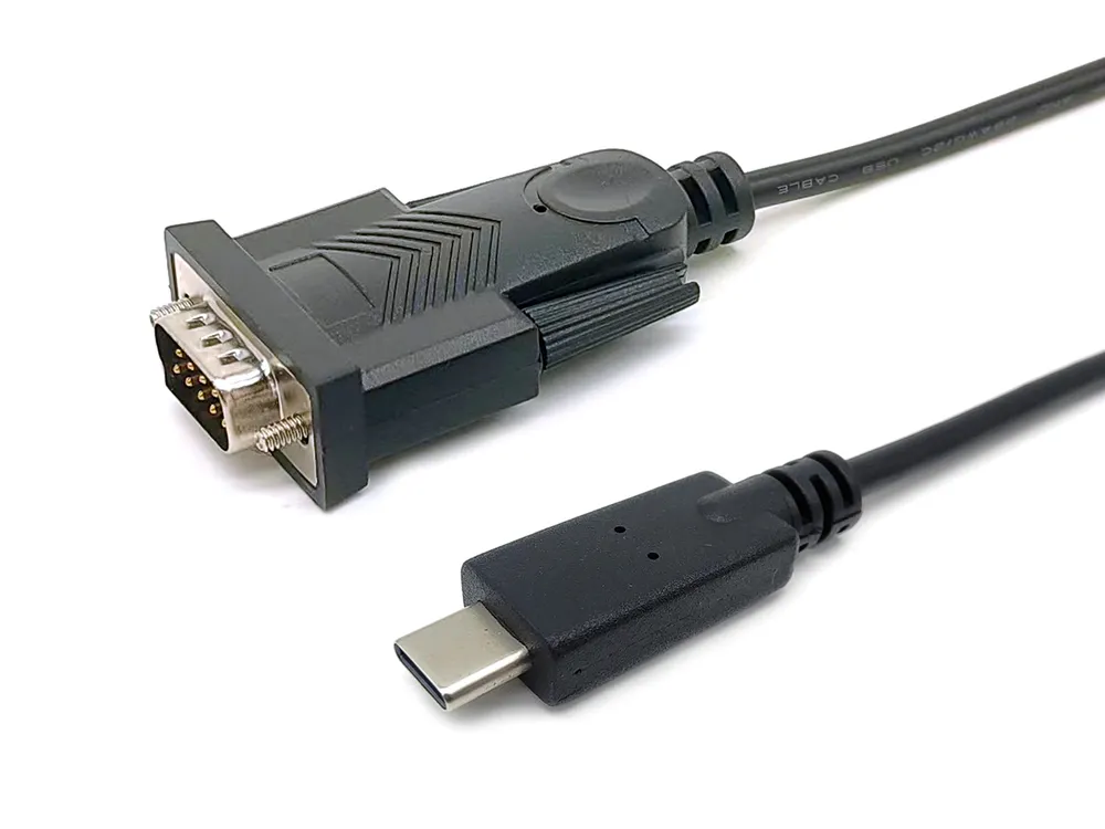 Kabel USB-C auf DB9 1,5 m Schwarz EQUIP