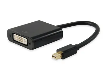 Equip 133433 Videokabel-Adapter Mini DisplayPort DVI-I Schwarz