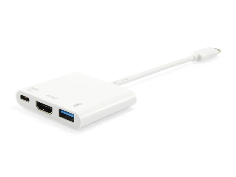 Equip 133461 laptop-dockingstation & portreplikator USB 3.2 Gen 1 (3.1 Gen 1) Type-C Weiß
