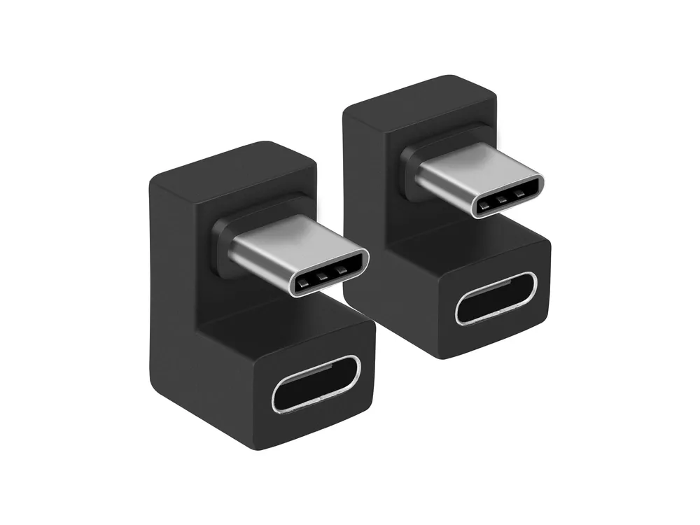 Adapter USB-C U Plug Equip 10Gbps PD 100W 2-Pack Schwarz