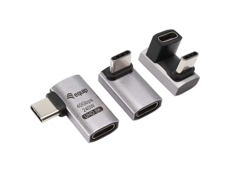 Adapter USB 4 C a C Equip 40Gbps PD 240W Pack von 3