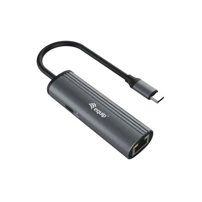 Equip 133486 laptop-dockingstation & portreplikator USB Typ-C Schwarz, Grau