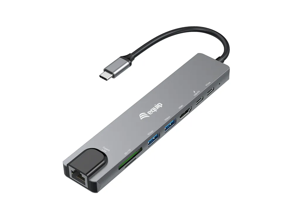 Base Replikator für Ports Equip 133497 USB-C 100 W Ethernet 1000 Mbit/s