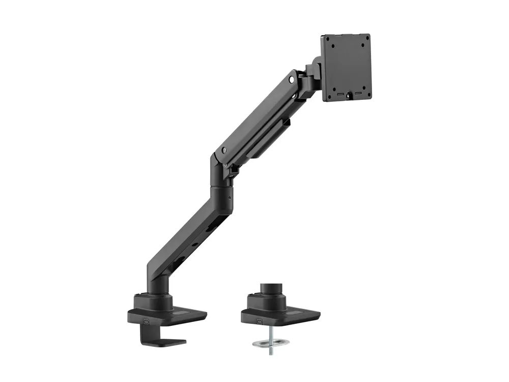 "17""-49"" Schwerlast-Monitor-Schreibtischhalterung, Schwarz Monitor-Halterung"