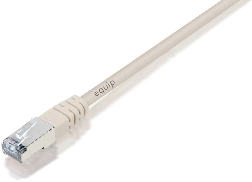Equip Netzwerkkabel RJ45 F/UTP Cat.5e Beige 10m