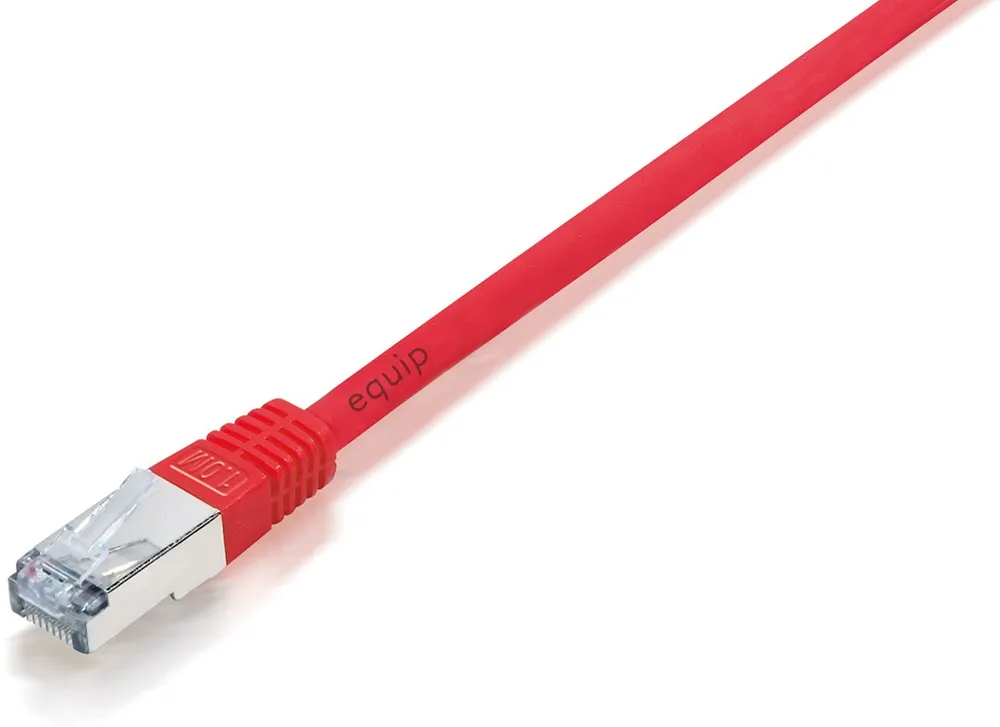 Equip Netzwerkkabel RJ45 F/UTP Cat.5e Rot 1m