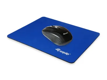 Mauspad Equip 245012 Blau Monochrom Nylon Rutschfeste Unterlage 180x220 mm