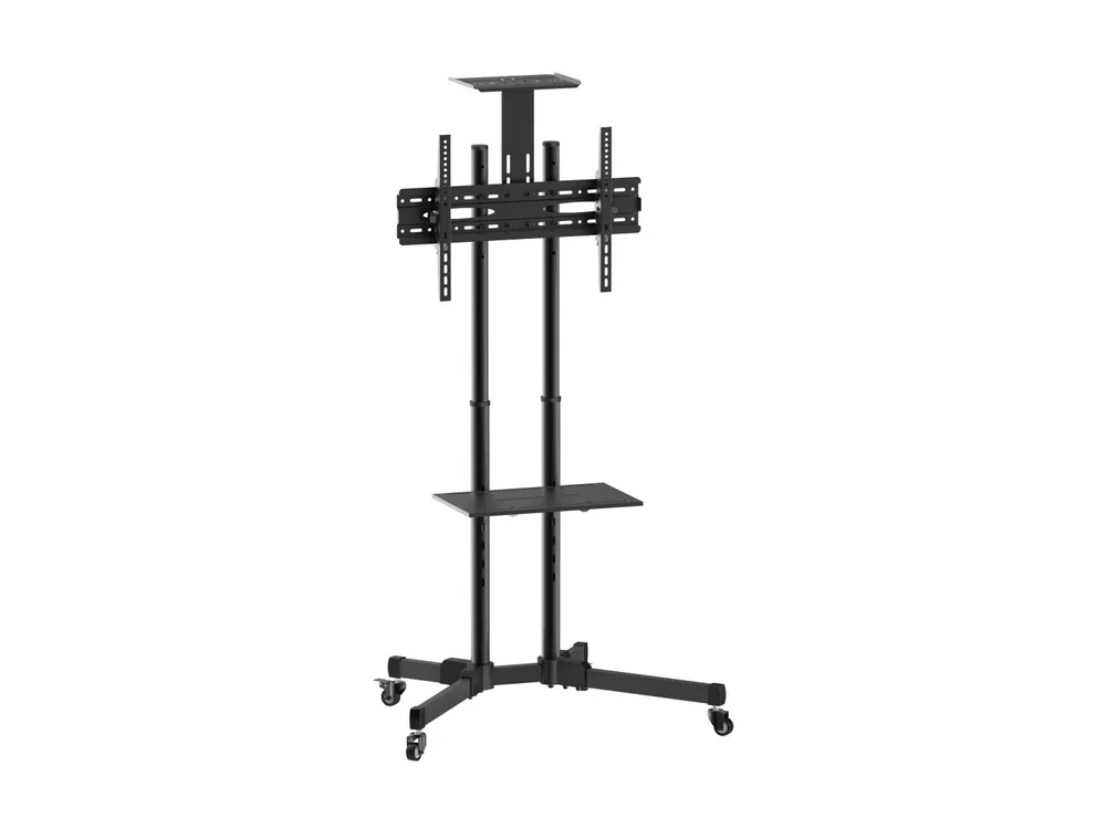Rüsten Sie den Bodenständer mit Rädern für 37-70-Zoll-Bildschirm Vesa 600 x 400, max. 50 kg aus