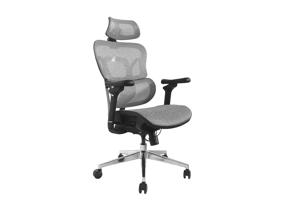 Bürostuhl Equip 651050 Mesh Sitz verstellbare Armlehnen Grau ergonomisch