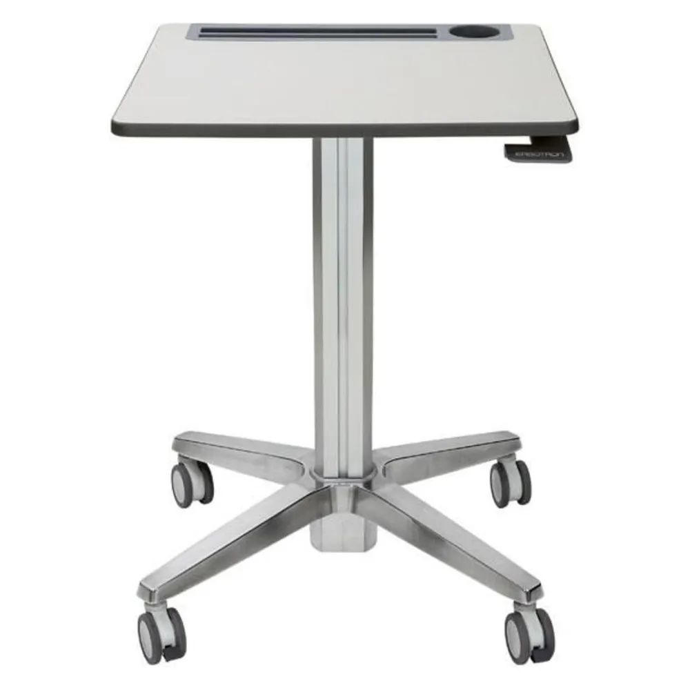 Ergotron LearnFit mobiler Steh-Sitz Tisch mit 40.6cm Höhenverstellung