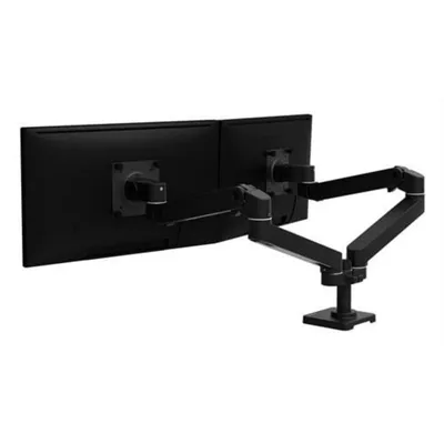 Ergotron 45-686-292 Monitorhalterung Doppelarm Tisch 2x 27" VESA 75x75 bis 100x100 Max 20kg