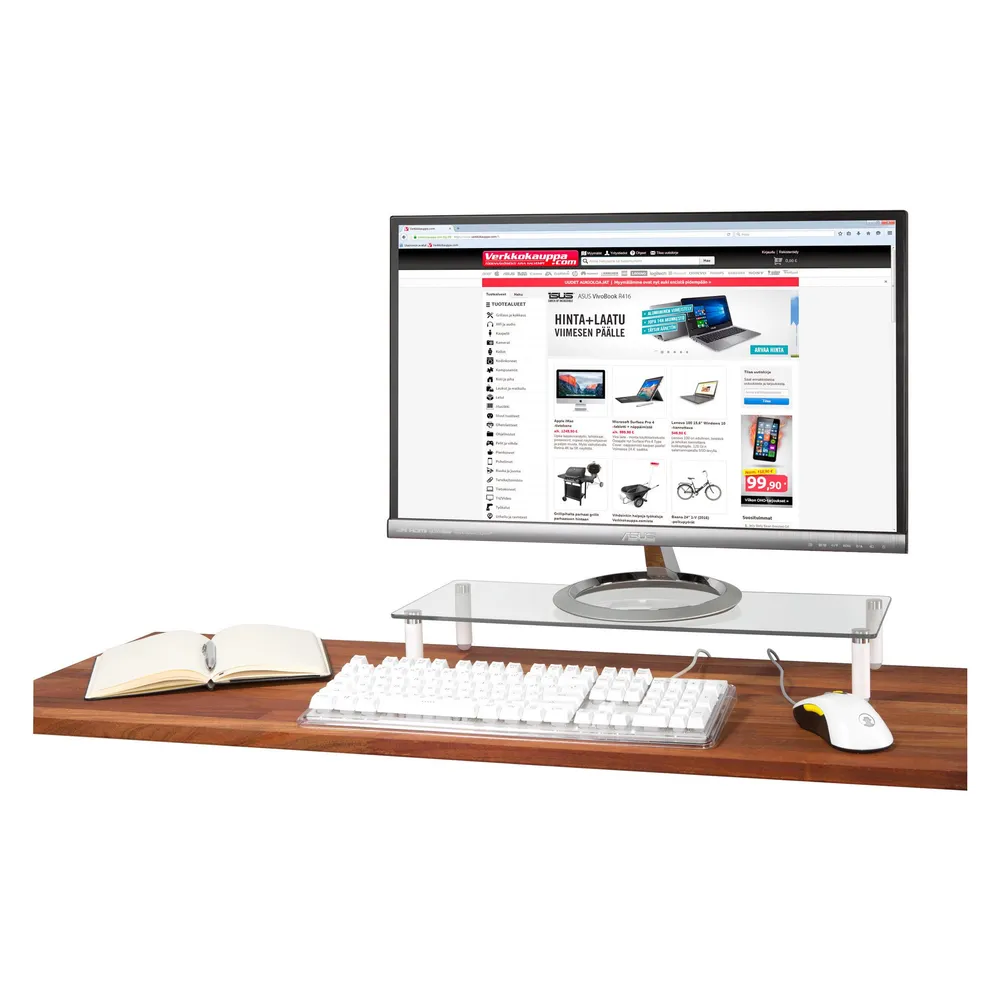 Ergowork ClassyGlass Glass Monitor Stand