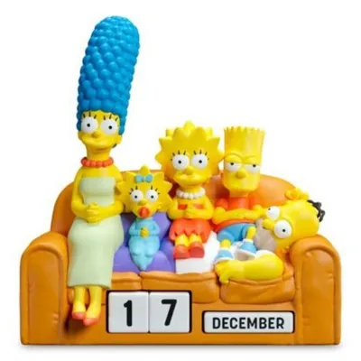 Kalender 3D aus Harz Simpsons ERIK CP3D27 Multicolor